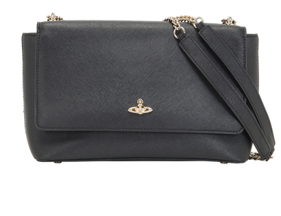 Balmoral, &pound;195, Handbags, Black, Leather, Front view